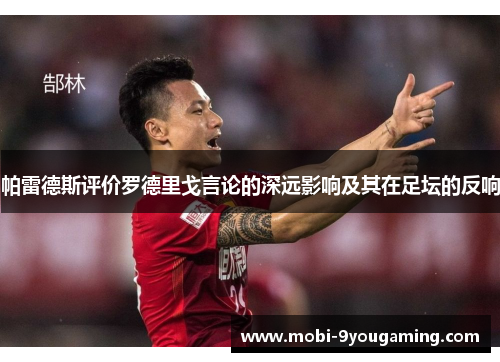 帕雷德斯评价罗德里戈言论的深远影响及其在足坛的反响