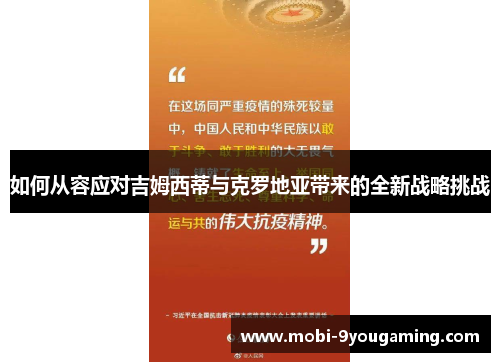 如何从容应对吉姆西蒂与克罗地亚带来的全新战略挑战